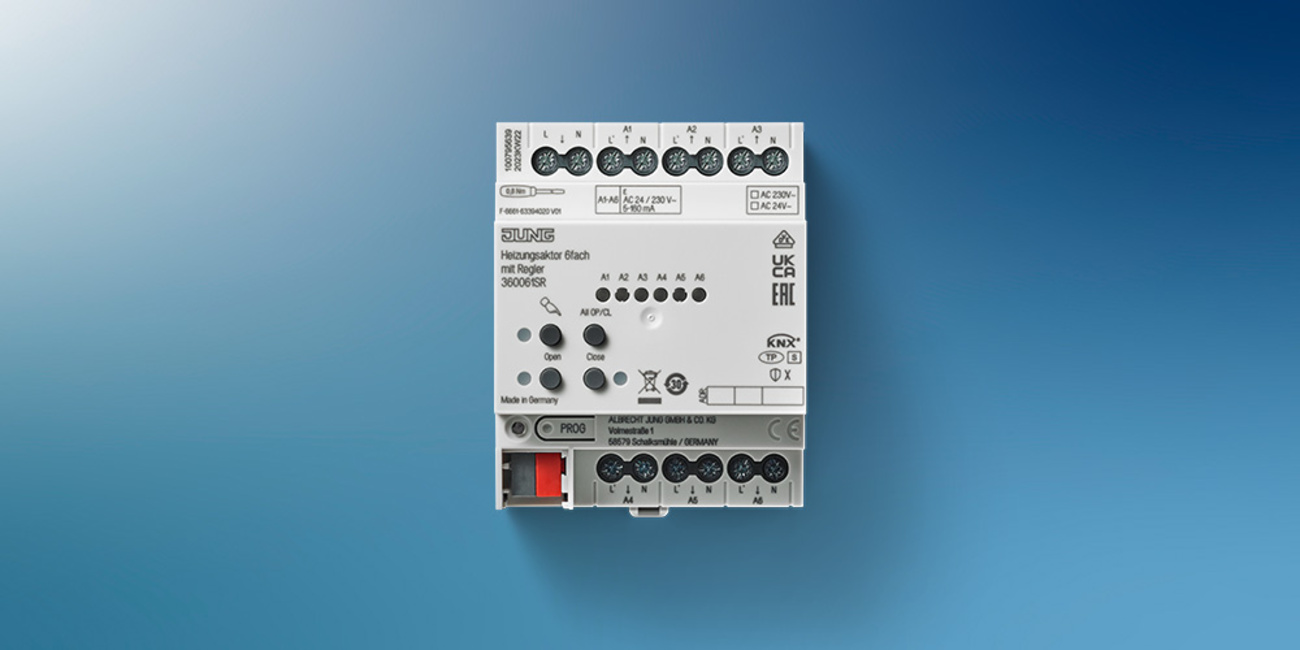 KNX Heizungsaktor 6-fach bei Eltec Brückl GmbH in Lauter-Bernsbach