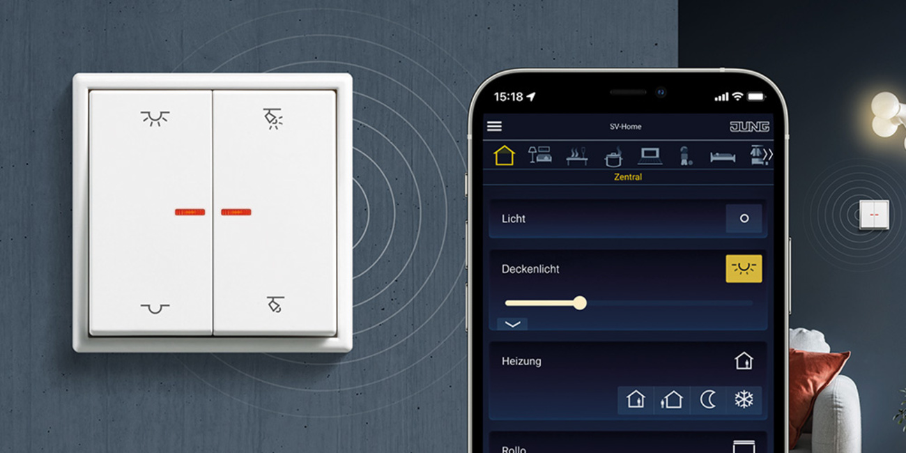 KNX RF Taster bei Eltec Brückl GmbH in Lauter-Bernsbach
